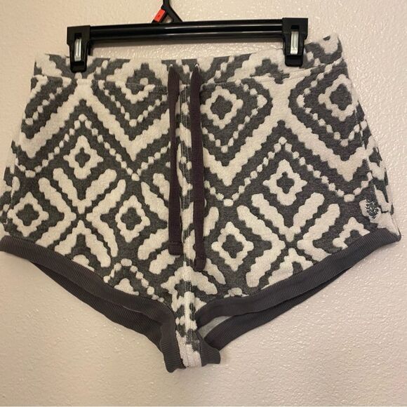 FP Movement by Free People Where The Wind Blows Jacquard Shorts cotton pull on L - Picture 2 of 11